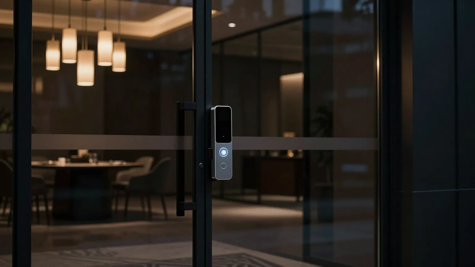DoorKing telephone entry at a controlled entrance