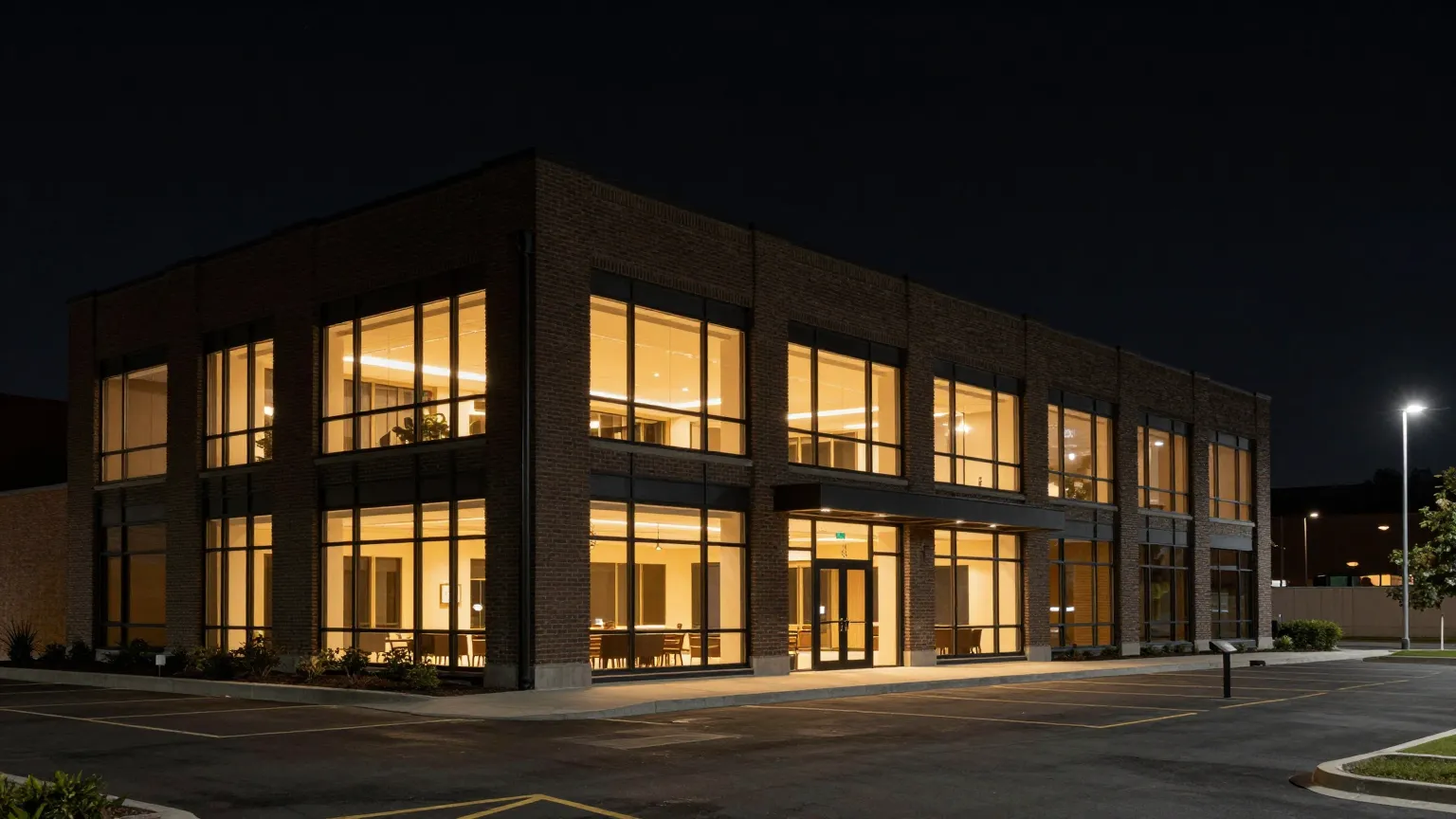 Huntsville commercial building protected by Qolsys IQ Pro