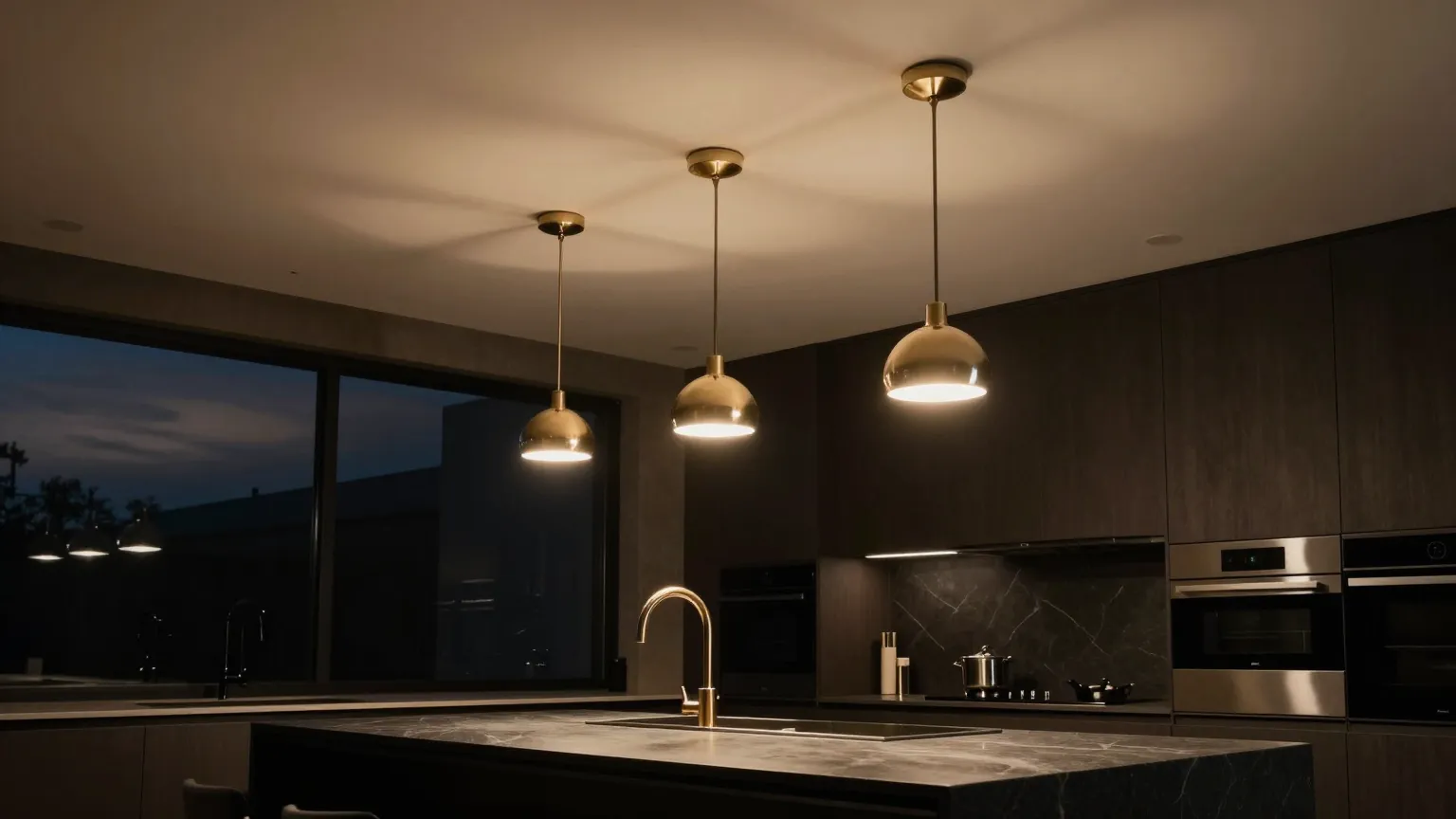 Klipsch in-ceiling speakers in a luxury Huntsville kitchen